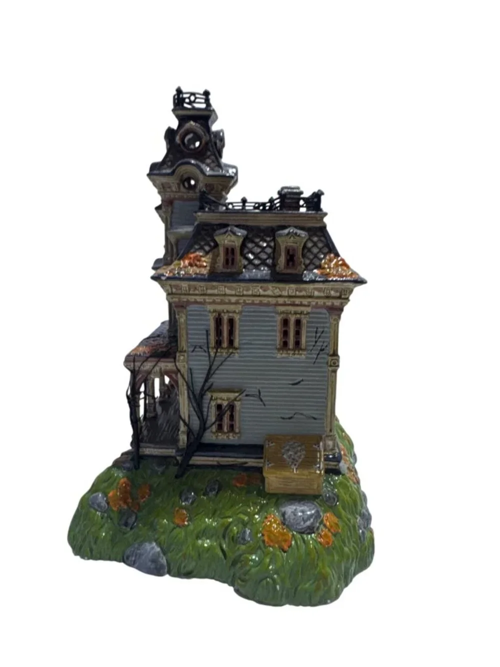 Department 56 Halloween Tricks Or Treats Haunted House Candy Bowl Collectible De